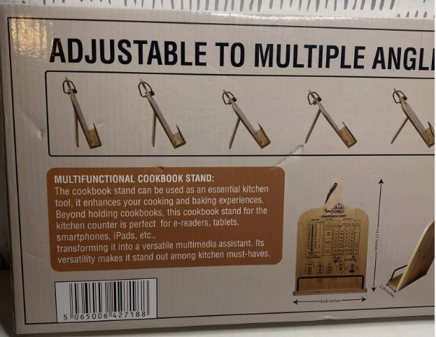 Conversion Chart Cookbook Stand