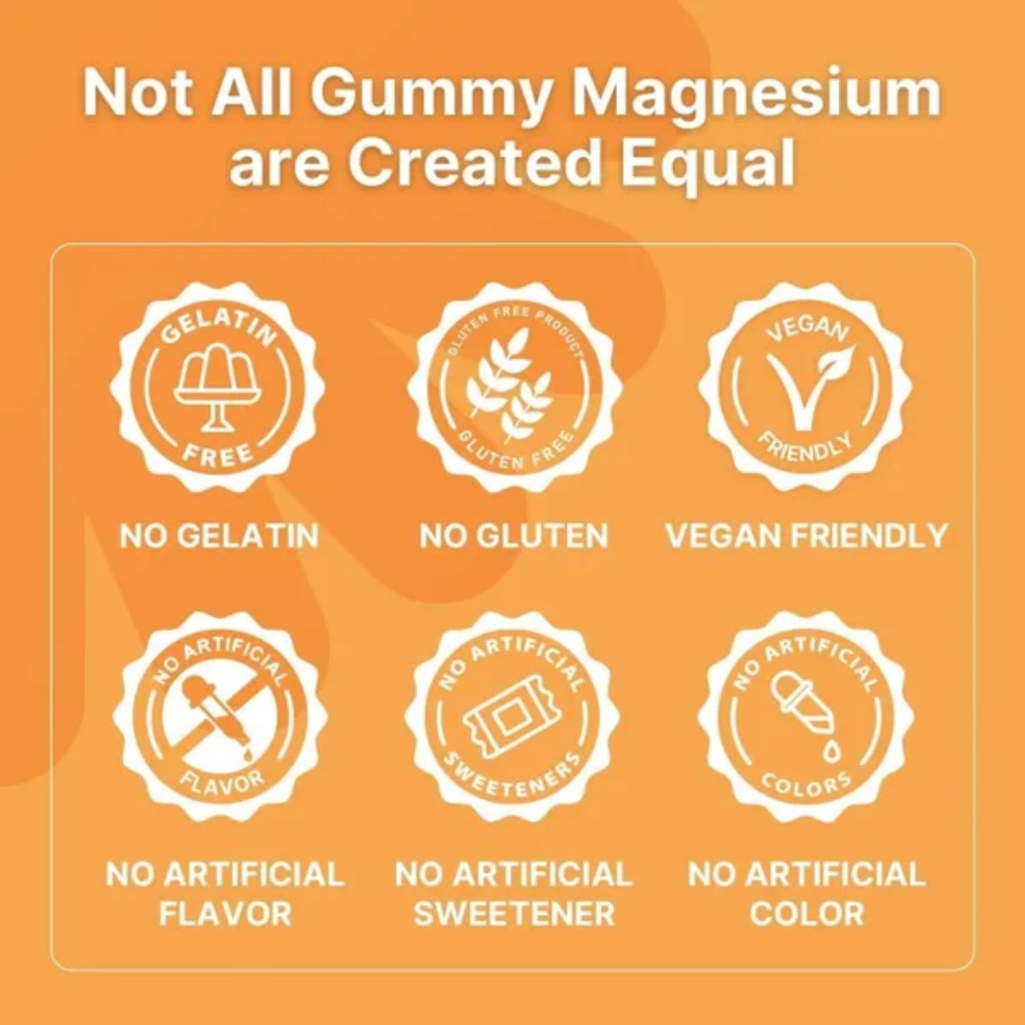 90 Count Magnesium Glycinate Gummies High Absorption