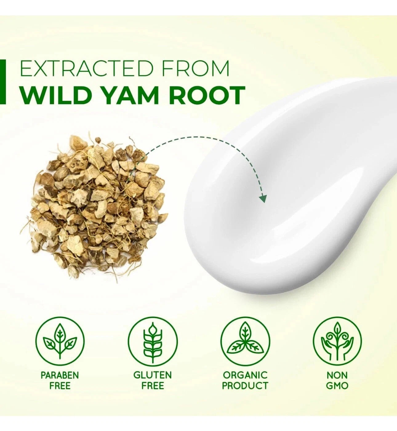 Wild Yam Cream Hormone Balance: Natural-Advanced Plant-based Formula For Menopause & Menstrual Support