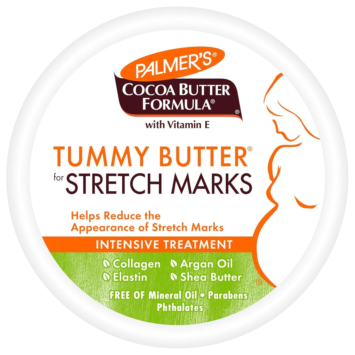 Palmer's 4.4 oz. Cocoa Butter Formula Tummy Butter Balm for Stretch Marks and Pregnancy Skin Care