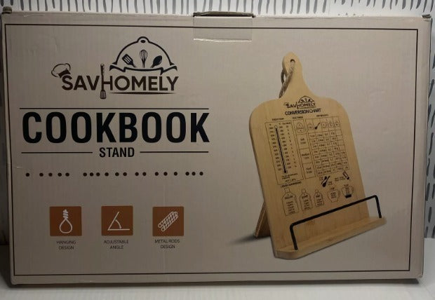 Conversion Chart Cookbook Stand