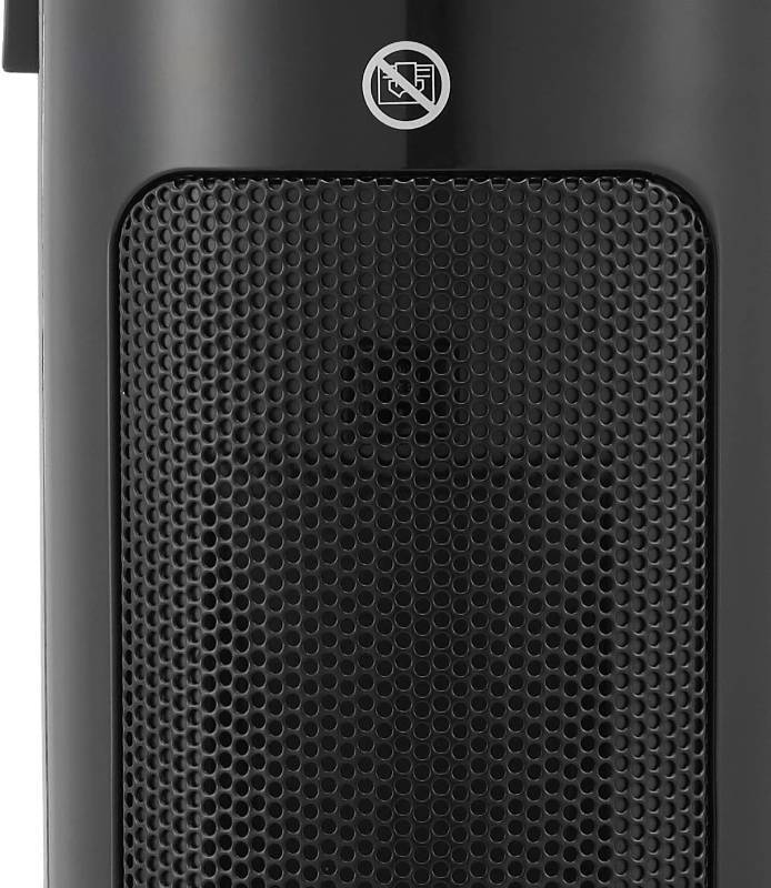 Amazon Basics Oscillating 1500W Digital Tower Heater Black 28 Inch