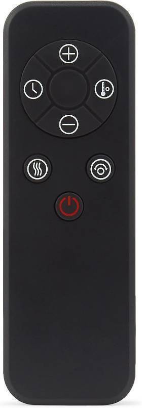 Amazon Basics Oscillating 1500W Digital Tower Heater Black 28 Inch