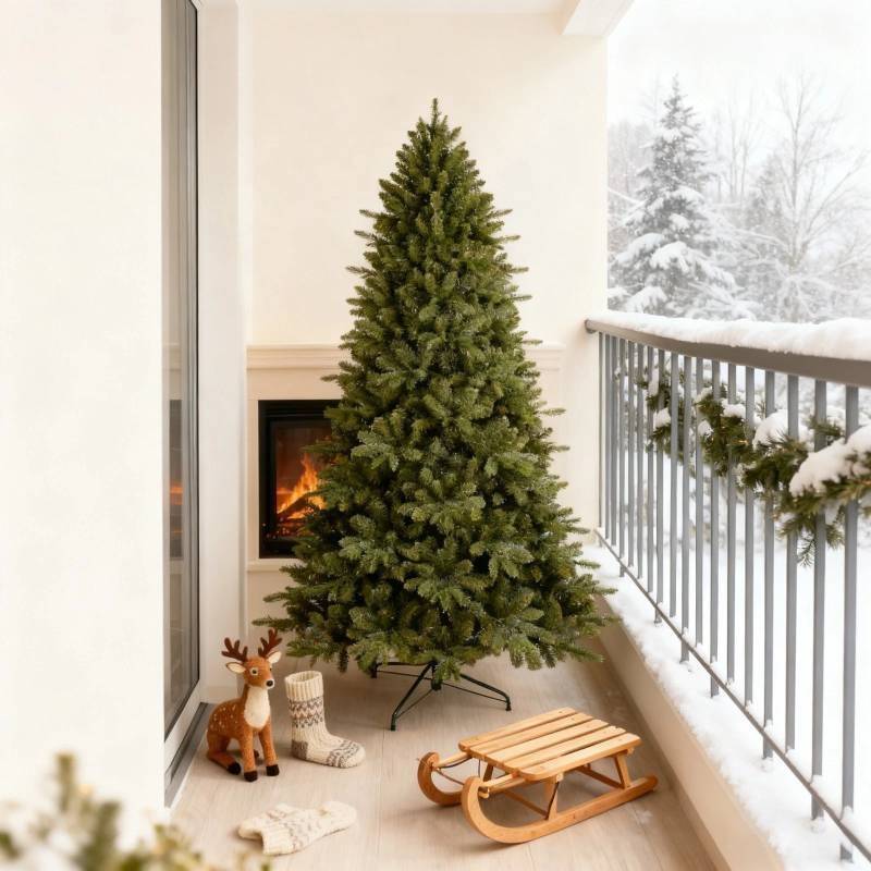 Premium 6ft PVC Christmas Tree – Fire-Resistant, Easy Assembly, and Full Branch Design