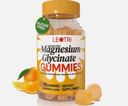 90 Count Magnesium Glycinate Gummies High Absorption