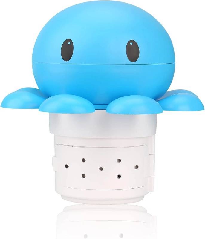 Floating Chlorine Dispenser Fits 1 to 3 Inch Tablets for Pools, Hot Tub, Spas