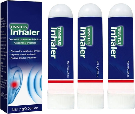 3 Pack Echo Ease Tinnitus Inhaler, Echo Ease for Ear Ringing, Echo Ease Nose Inhaler for Tinnitus，Tinnitus Inhaler