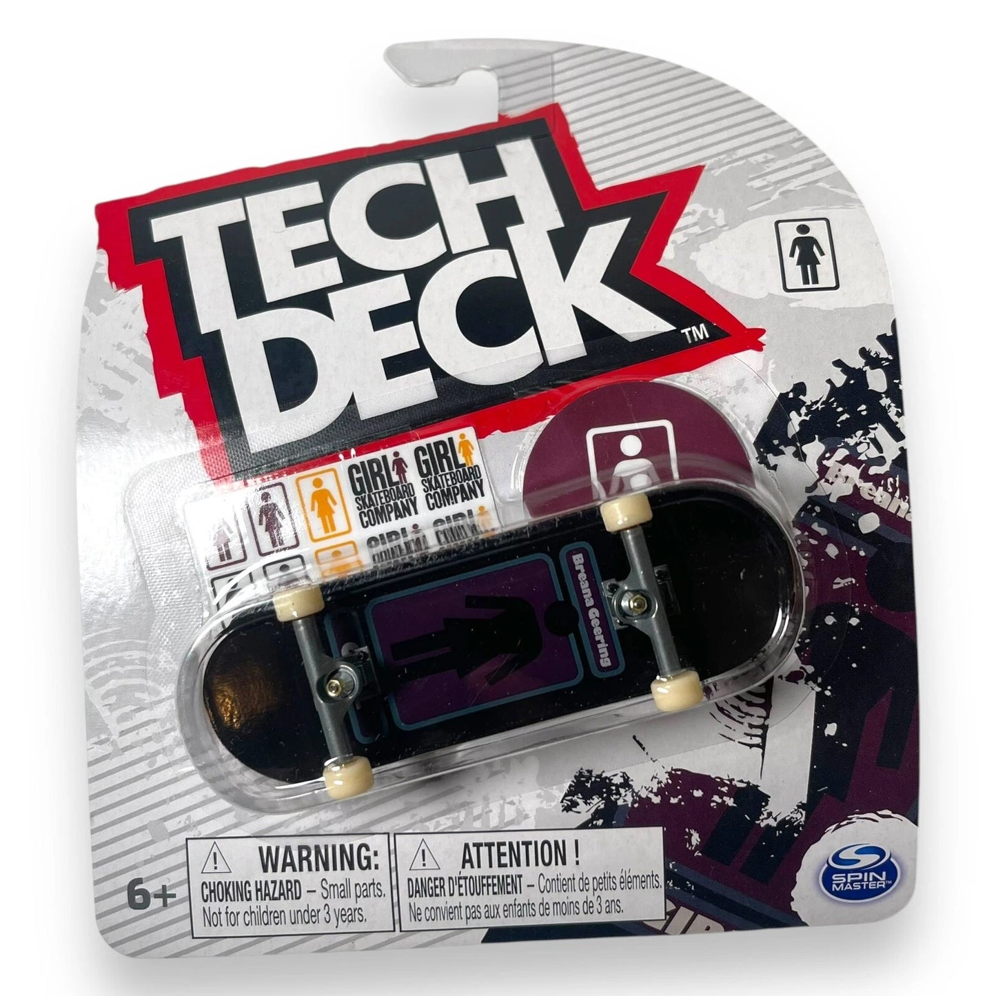 New Tech Deck Fingerboard Featuring Breana Geering from The Girl Skateboard Company