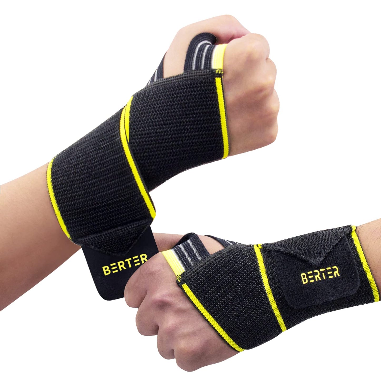 2 Pack, Wrist Wraps Wrist Brace for Workouts/Gym/Weightlifting/Powerlifting