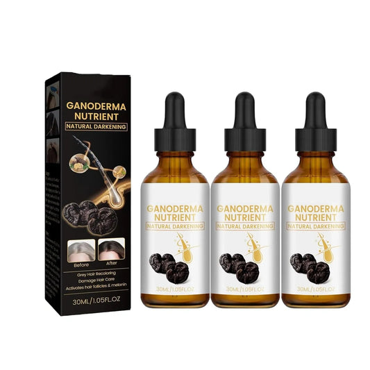 3 Pack - Natural Anti-Greying Hair Darkening Serum, Promotes Stronger, Thicker, Longer Hair Hair 3.15 FL OZ TOTAL