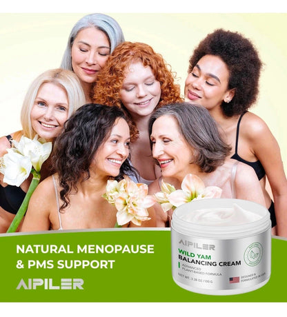 Wild Yam Cream Hormone Balance: Natural-Advanced Plant-based Formula For Menopause & Menstrual Support