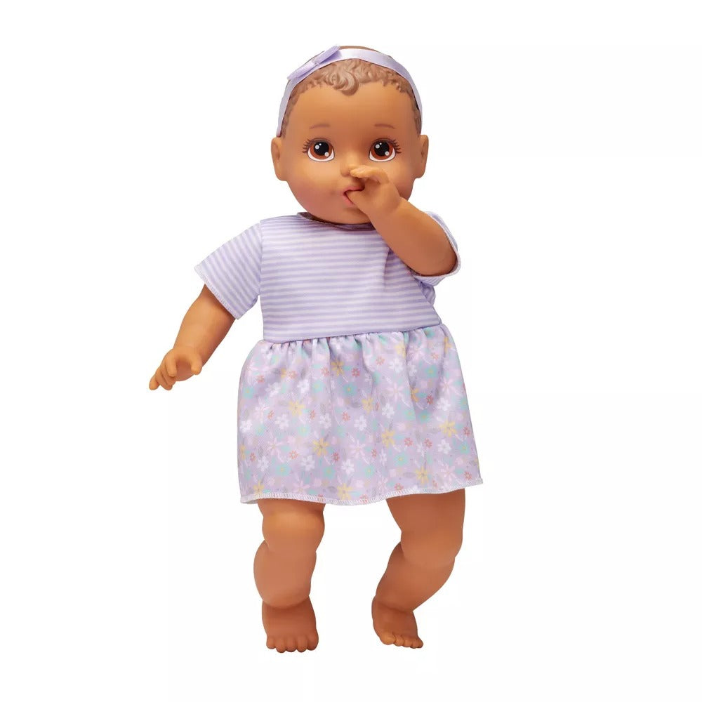 Perfectly Cute Basic Baby Girl 14" Baby Doll - Brunette and brown eyes