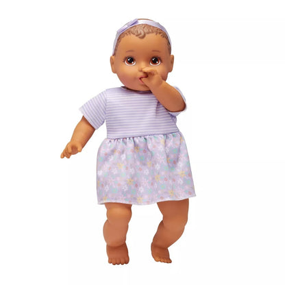 Perfectly Cute Basic Baby Girl 14" Baby Doll - Brunette and brown eyes