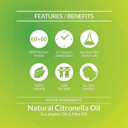 Mosquito Repellent Stickers 120 count