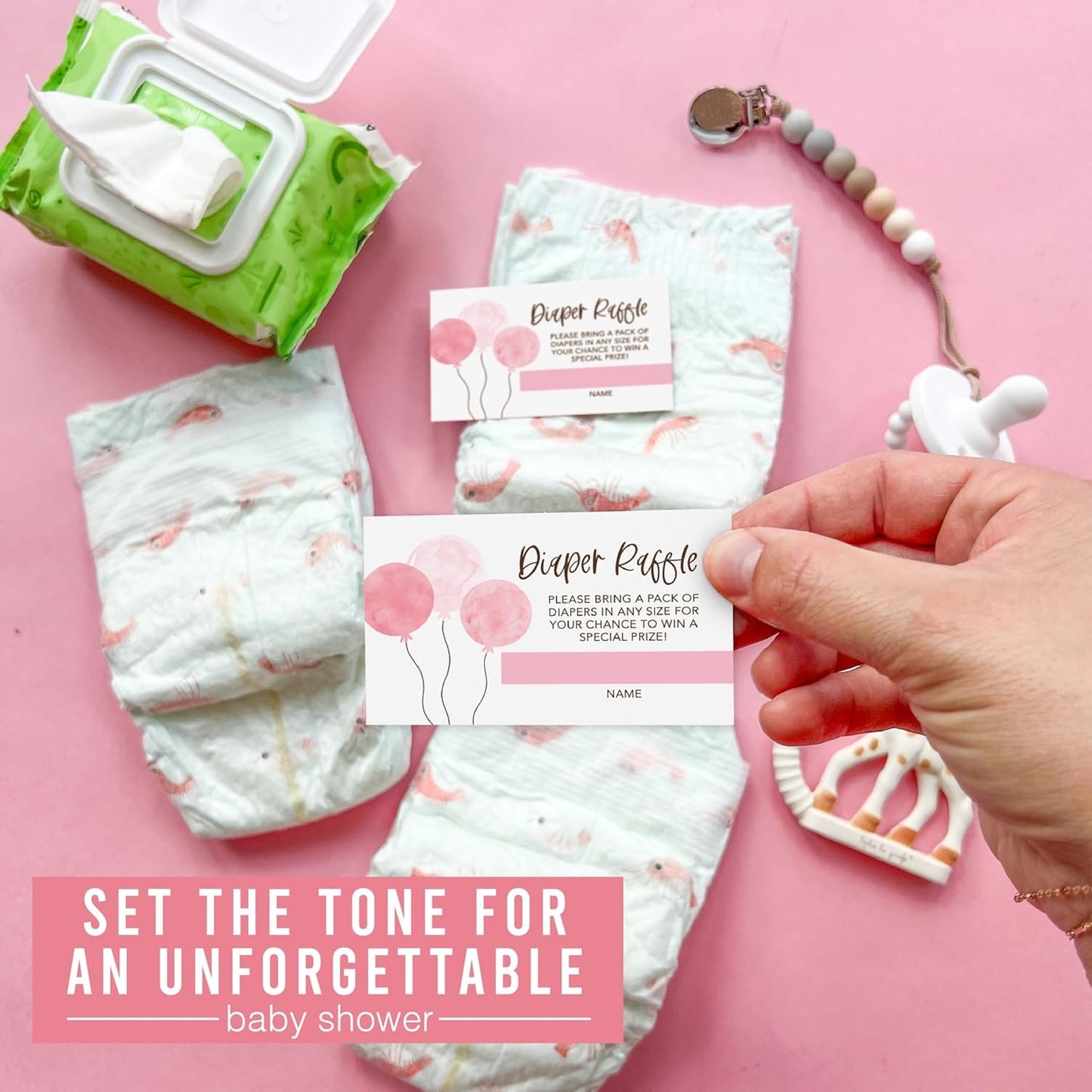 Hadley Designs 15 Bear Baby Shower Invitations for Baby Girl