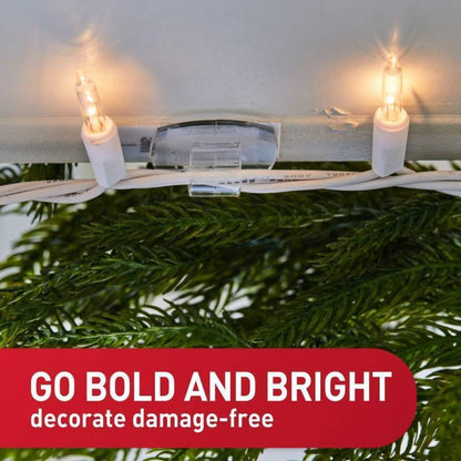 Command Outdoor Light Clips, 20 Clear Clips and 24 Command Strips