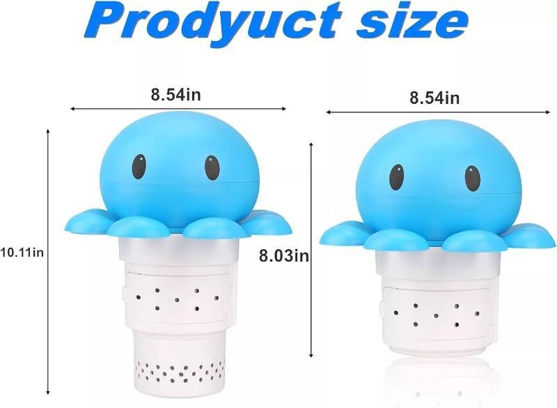 Floating Chlorine Dispenser Fits 1 to 3 Inch Tablets for Pools, Hot Tub, Spas