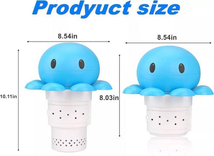 Floating Chlorine Dispenser Fits 1 to 3 Inch Tablets for Pools, Hot Tub, Spas