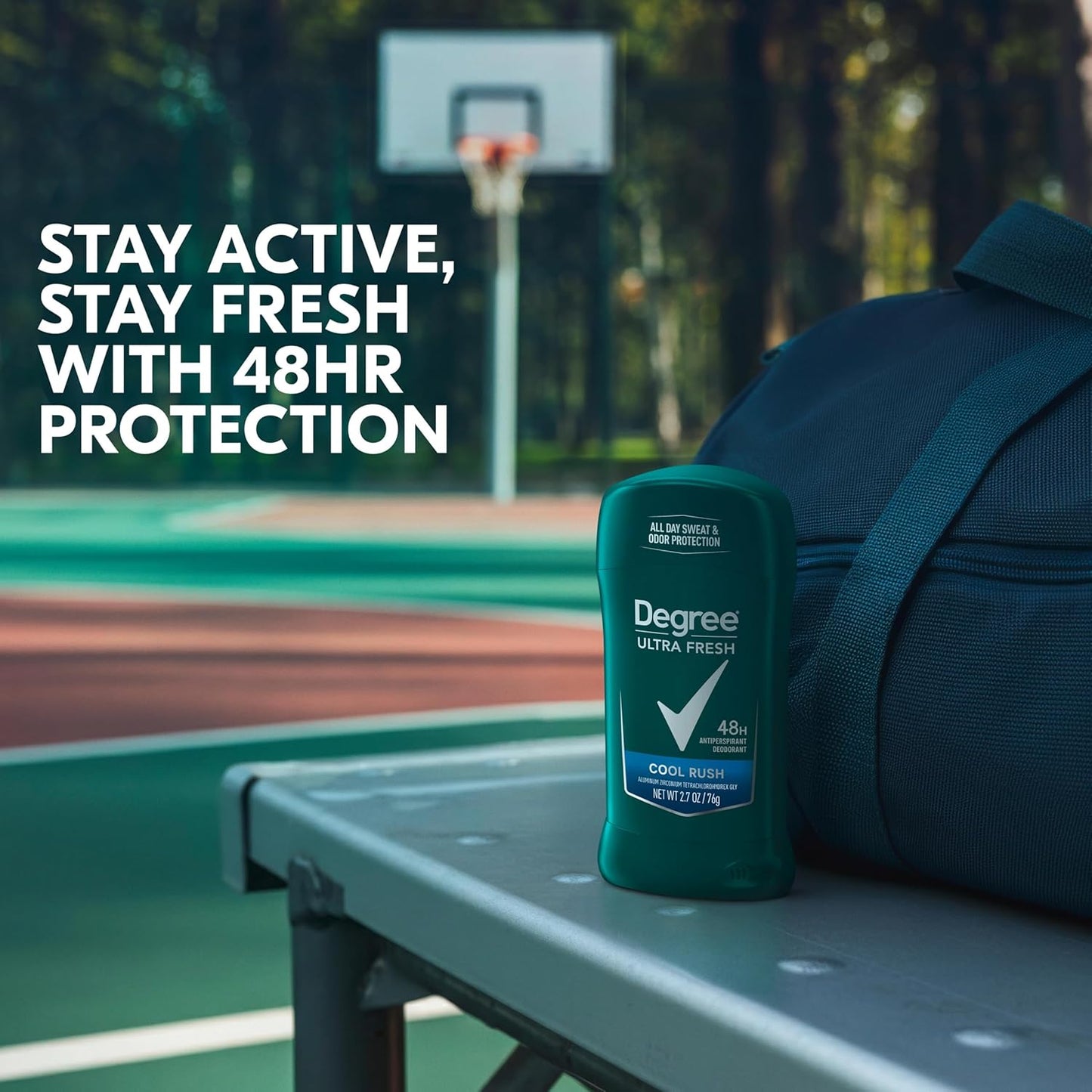 Degree Men Ultra Fresh Antiperspirant Deodorant Stick for Men Cool Rush 2.7 oz