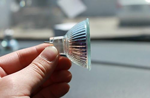 MR16 12V 50 Watt Halogen Bulbs 4 Pack - Bi Pin Wide Beam High Lumens, Precision Halogen Reflector Fiber Optic Light Bulb, Dimmable