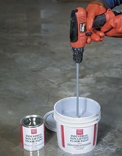 Paint and Mud Mixer for Drill - Mixes 1 to 3 Gallons - 15 3/4" Length - 5/16" Hex Shaft - Zinc Plated Steel - Reinforced Weld - Non Slip Hex Head - Easy Clean - Paint Mixer Attachment