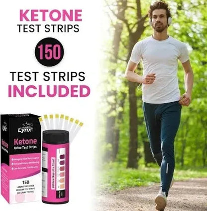 150 Count Leaping Lynx Ketone Urine Test Strips