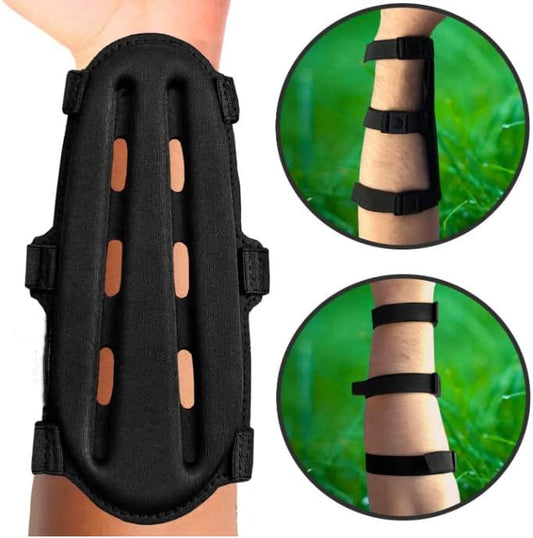 Archery Armguard Adjustable Protector 3 Strap Accessory Lightweight Hunting Target Shooting Adult Unisex