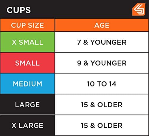 Mens Athletic Cup with AirCore Technology, Size Medium Ages 10-14, Lightweight and Comfortable Protection