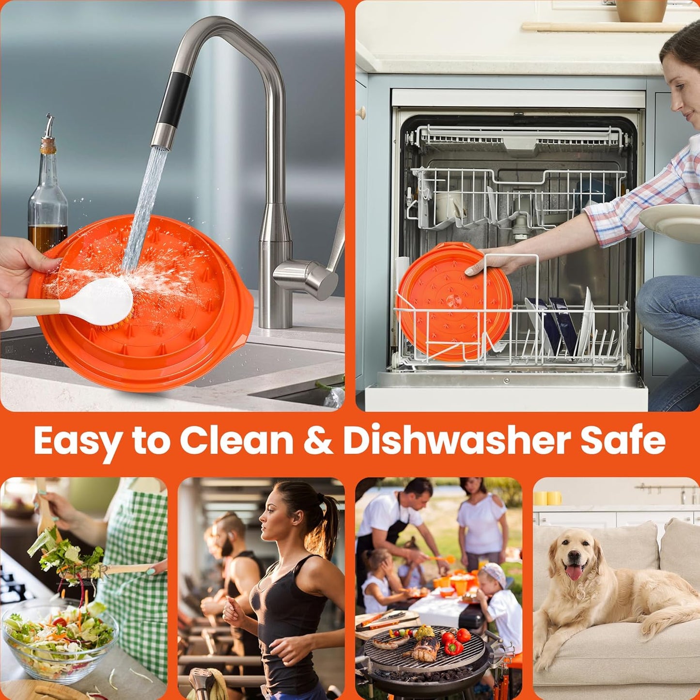 Chicken Shredder Tool Twist Large - 10'' Pro Meat Shredders for Chicken Breast, Visible Kitchen Gadgets Grinder Machine with Brush, Strong Anti-Slip Strip, Ergonomic Handle, BPA Free