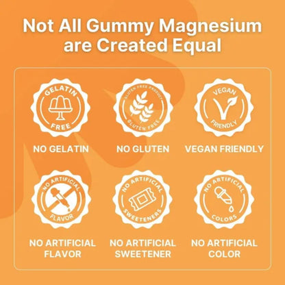 90 Count Magnesium Glycinate Gummies High Absorption