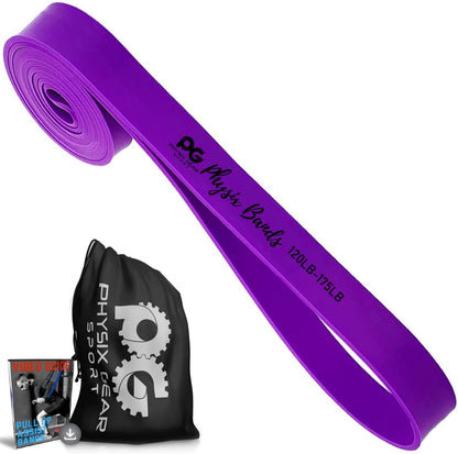 Physix Gear Pull Up Assistance Resistance Extra Heavy Band - Purple (Single)