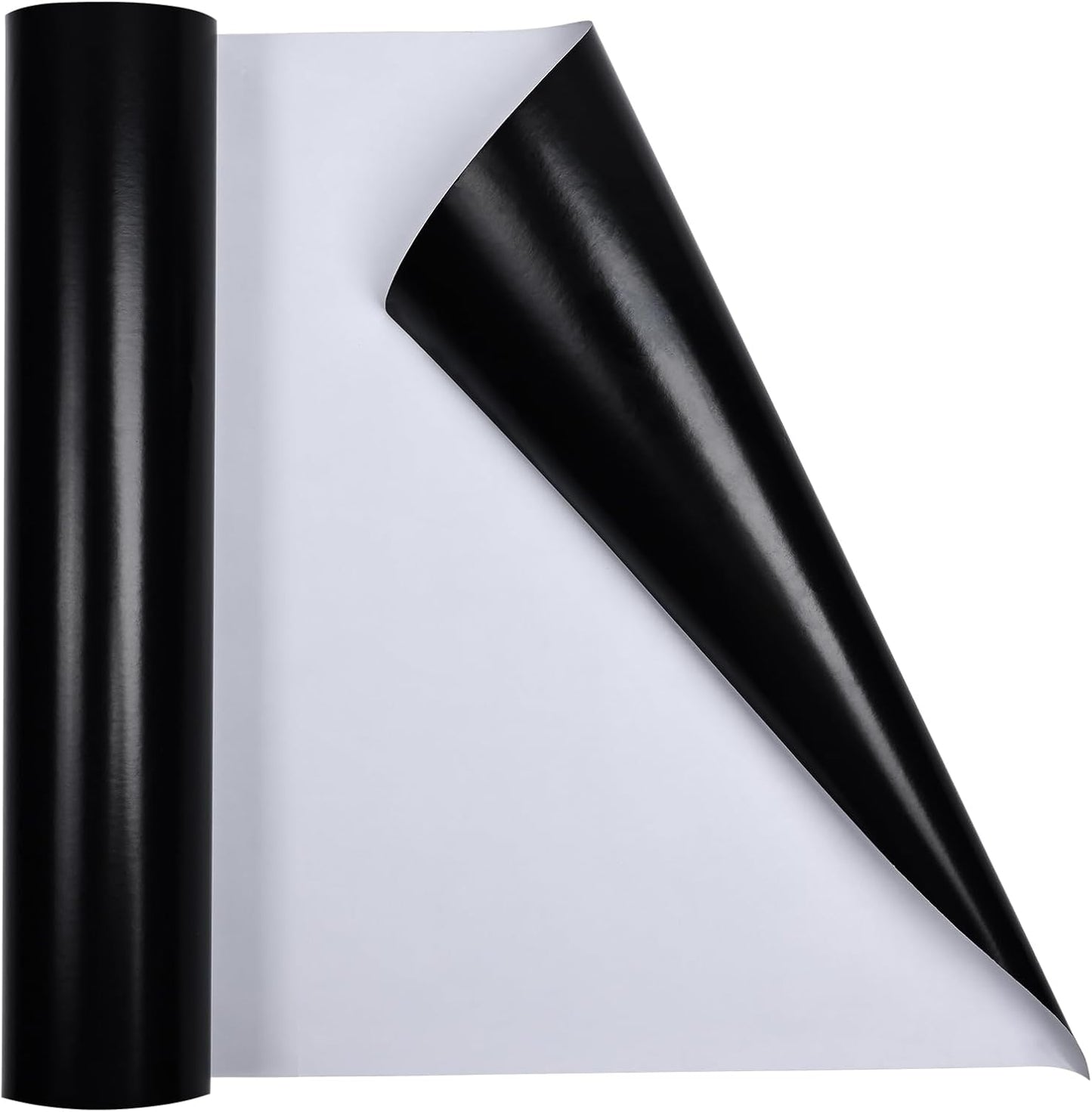 Black Wrapping Paper Roll, Matte Metal Solid Color Wrapping Paper