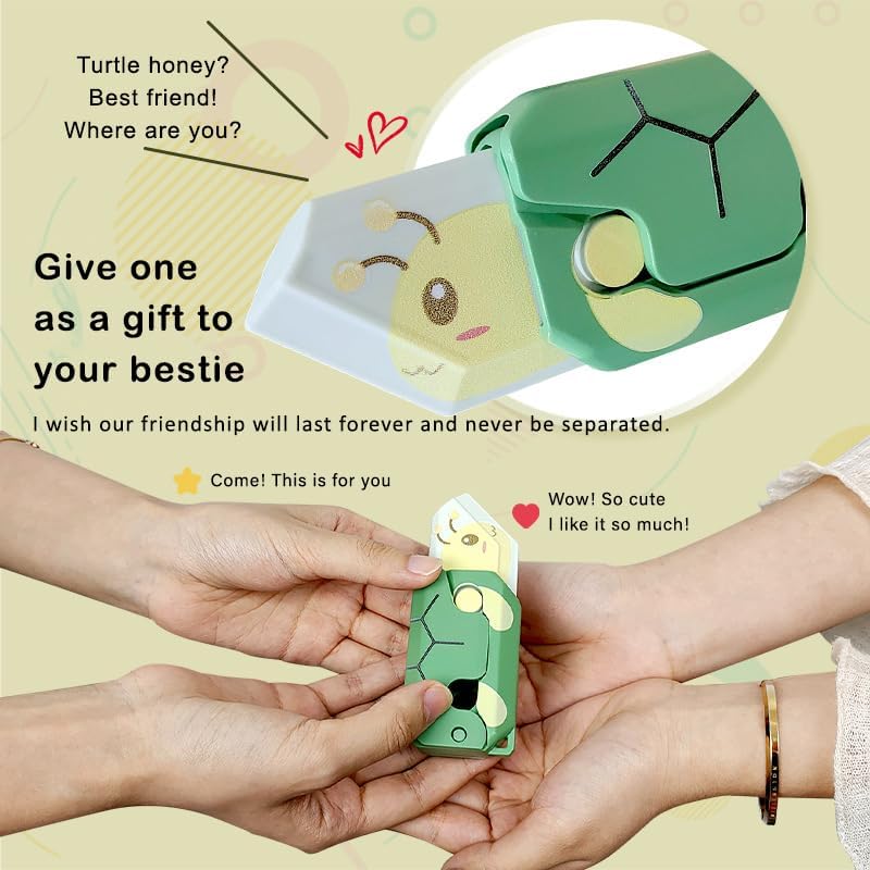 4-Pack 3D Gravity Fidget Toys – Shark-Bee & Tortoise-Bee Editions