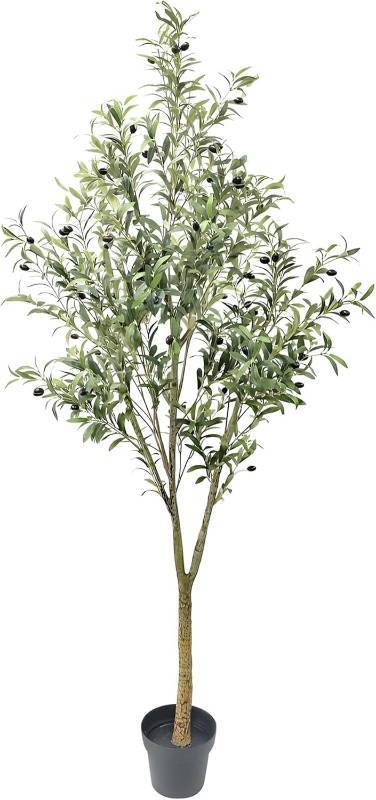 Faux Olive Tree 5ft - Olive Trees Artificial Indoor/ Outdoor Olive Tree