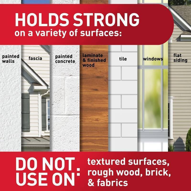 Command Outdoor Light Clips, 20 Clear Clips and 24 Command Strips