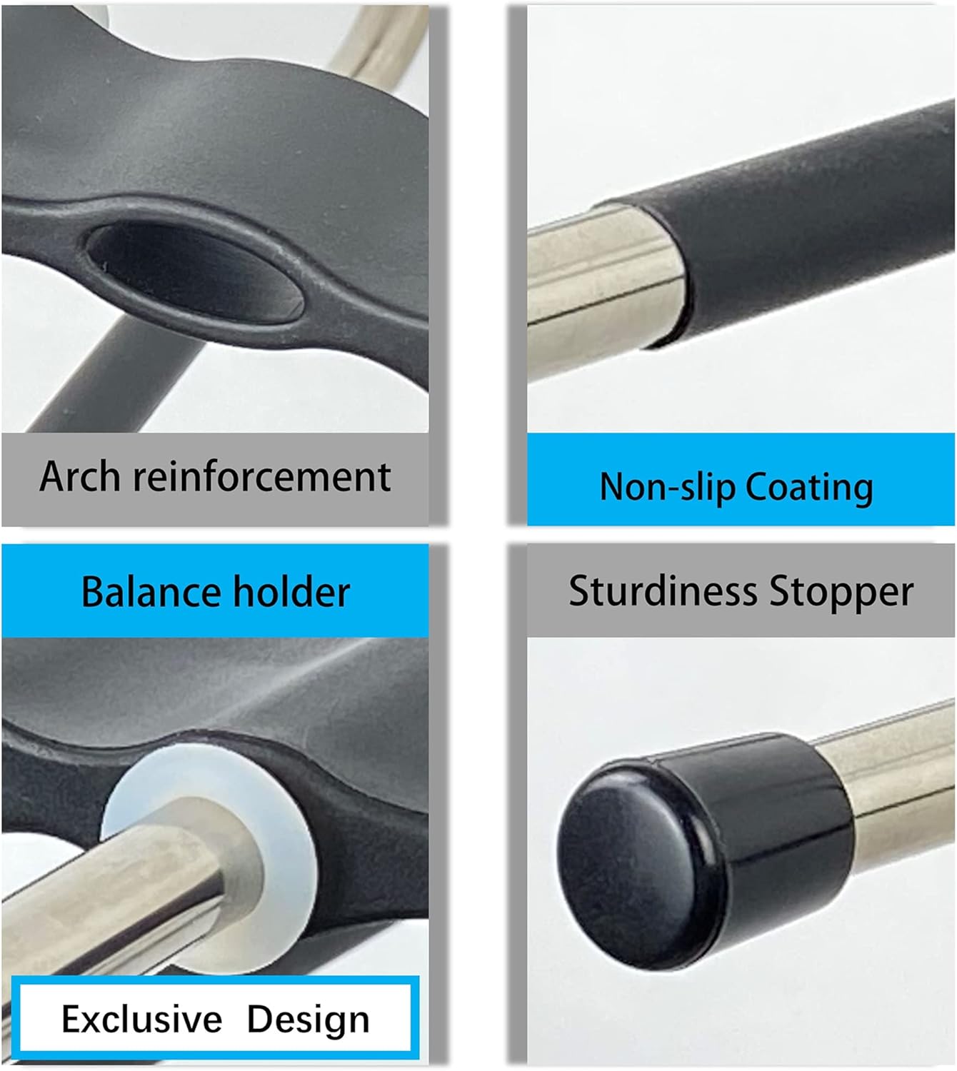 Magic Pants Hangers Space Saving - 2 Pack for Closet Multiple Layers Multifunctional Uses Rack Organizer for Trousers Scarves Slack (2 Pack with 10 Metal Clips)