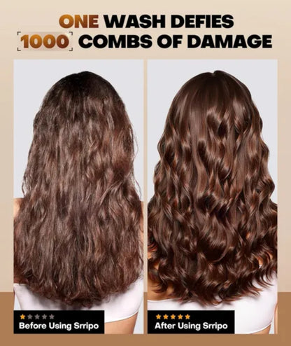 Collagen Hair Mask for Deep Conditioning, Keratin Hair Treatment with 4 Hydrolyzed Proteins, Moroccan & Avocado Oils Conditioner for Nourish, Calendula Gentian Extracts Care Dry & Damaged Hair