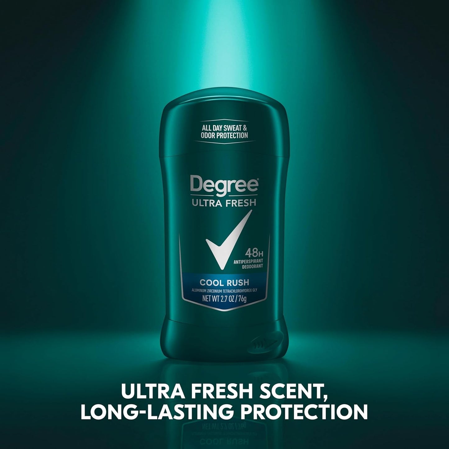 Degree Men Ultra Fresh Antiperspirant Deodorant Stick for Men Cool Rush 2.7 oz
