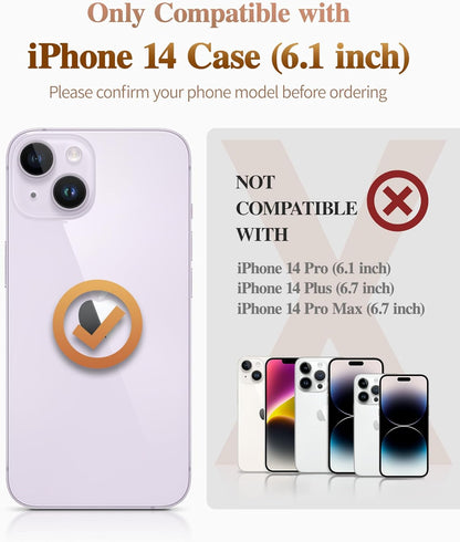 iPhone 14 Case STARS/GRADIENT PURPLE 6.1" with 10ft Military Grade Drop Protection