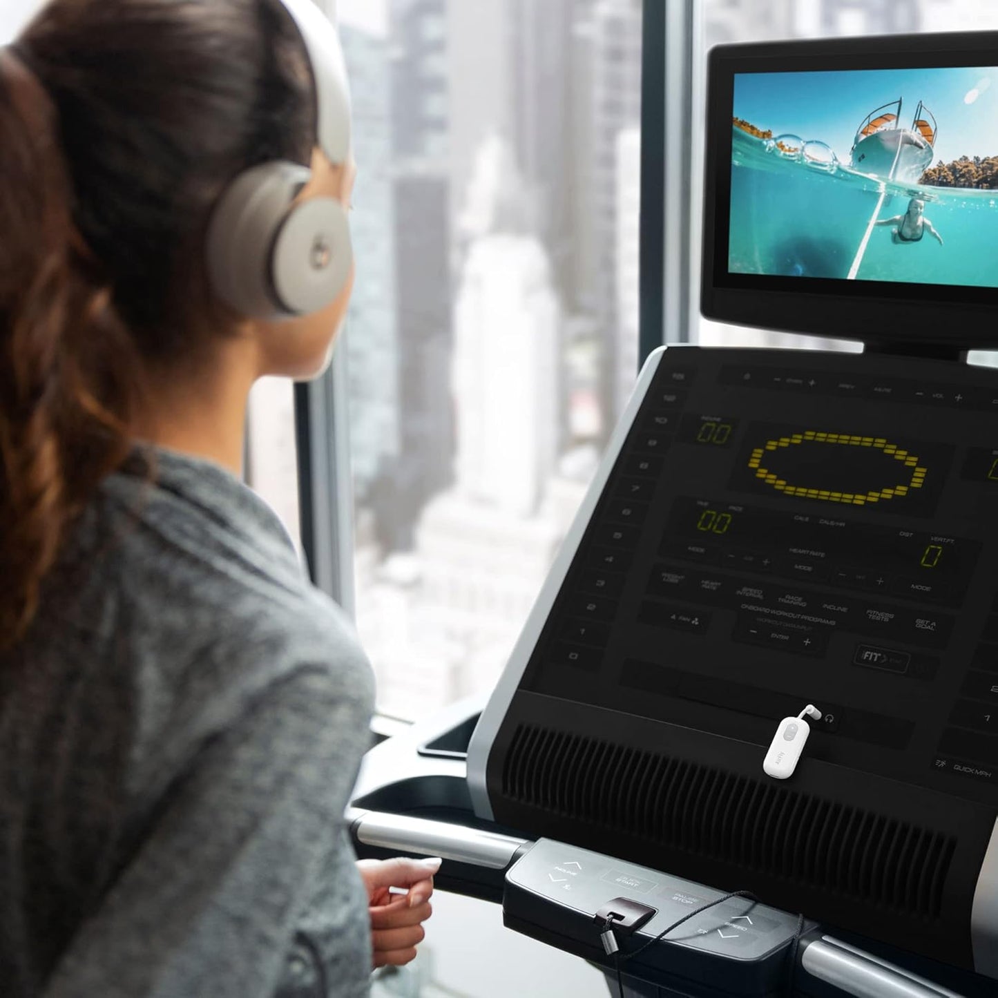 AirFly SE | Bluetooth Wireless Audio Transmitter Adapter for AirPods/Headphones, 20+ Hr Battery, Works with 3.5mm aux Jacks on Airplanes, TVs, Gym Equipment, and Travel