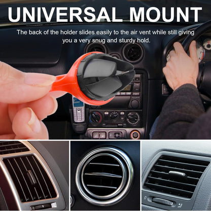 Fry Holder Cup Holder Insert for Car, and Dip Vent Clip for Sauce