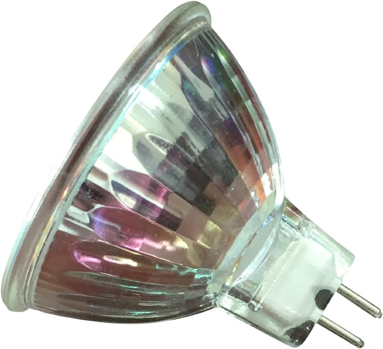 MR16 12V 50 Watt Halogen Bulbs 4 Pack - Bi Pin Wide Beam High Lumens, Precision Halogen Reflector Fiber Optic Light Bulb, Dimmable