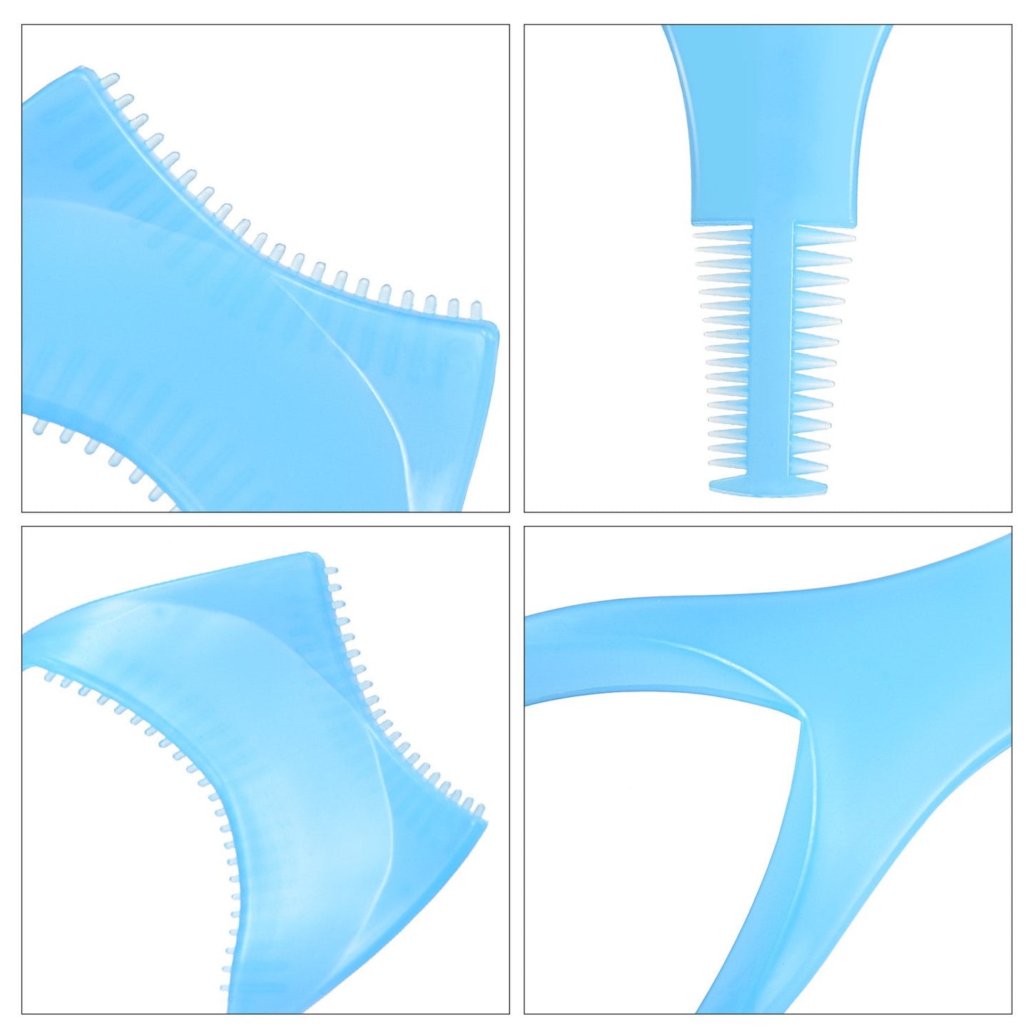 6 Pack, Multi-color, 3-in-1 Eyelash Tool, Mascara Shield, Applicator Guard for Make-Up