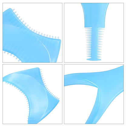 6 Pack, Multi-color, 3-in-1 Eyelash Tool, Mascara Shield, Applicator Guard for Make-Up