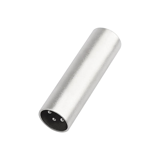 XLR Male to Male Adapter, 3 Pin Gender Changer Connector Compatible With Microphone, Stereo, Mixer