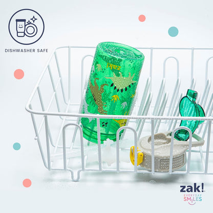 Barbie Water Bottle for Travel/School/Home, 16 oz, Durable Plastic Water Bottle With Straw, Handle, and Leak-Proof, Pop-Up Spout Cover