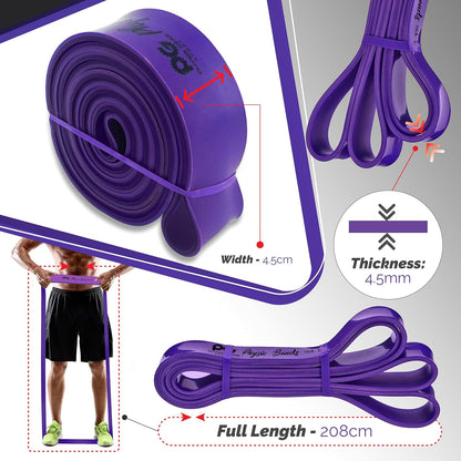 Physix Gear Pull Up Assistance Resistance Extra Heavy Band - Purple (Single)