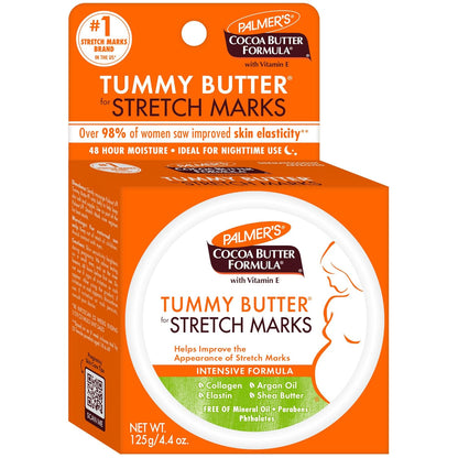 Palmer's 4.4 oz. Cocoa Butter Formula Tummy Butter Balm for Stretch Marks and Pregnancy Skin Care