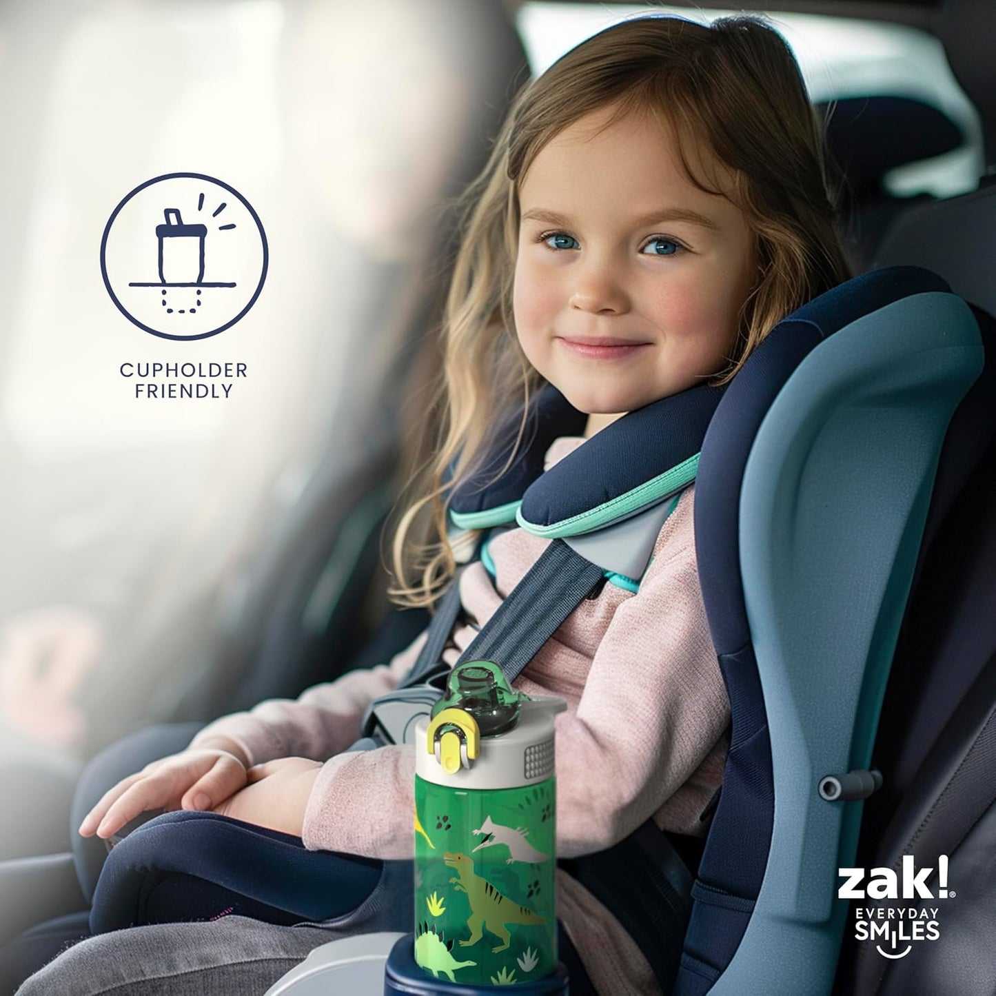 Barbie Water Bottle for Travel/School/Home, 16 oz, Durable Plastic Water Bottle With Straw, Handle, and Leak-Proof, Pop-Up Spout Cover