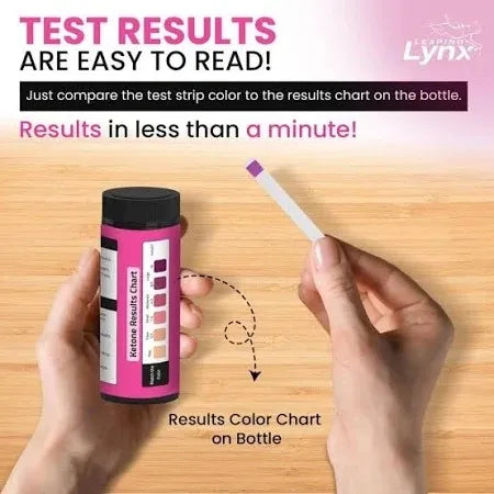 150 Count Leaping Lynx Ketone Urine Test Strips